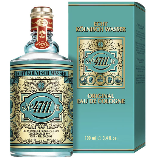 4711 Echt Kolnisch Wasser Original Eau de Cologne, 100ml, Unisex Citrus and Herbal Fragrance
