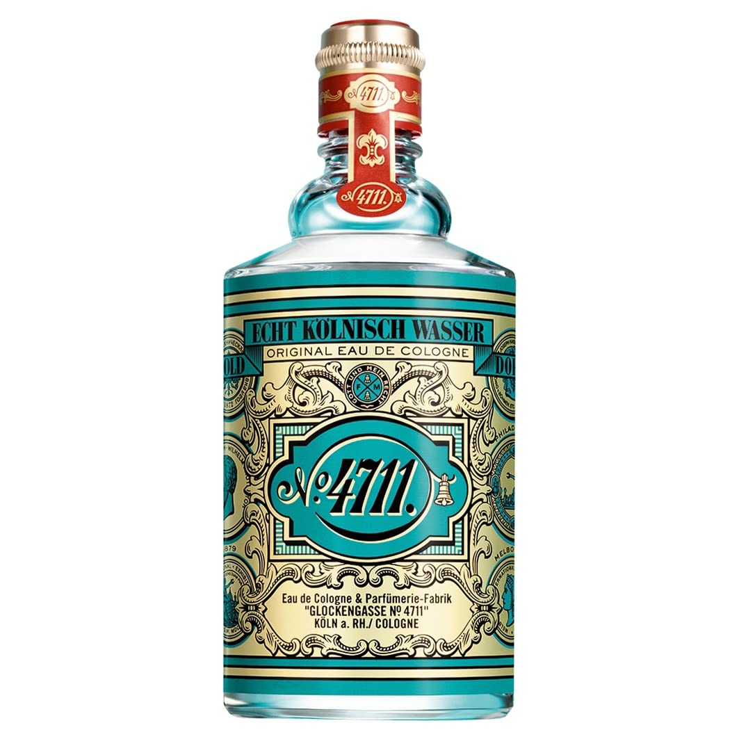 4711 Echt Kolnisch Wasser Original Eau de Cologne, 100ml, Unisex Citrus and Herbal Fragrance - label detail