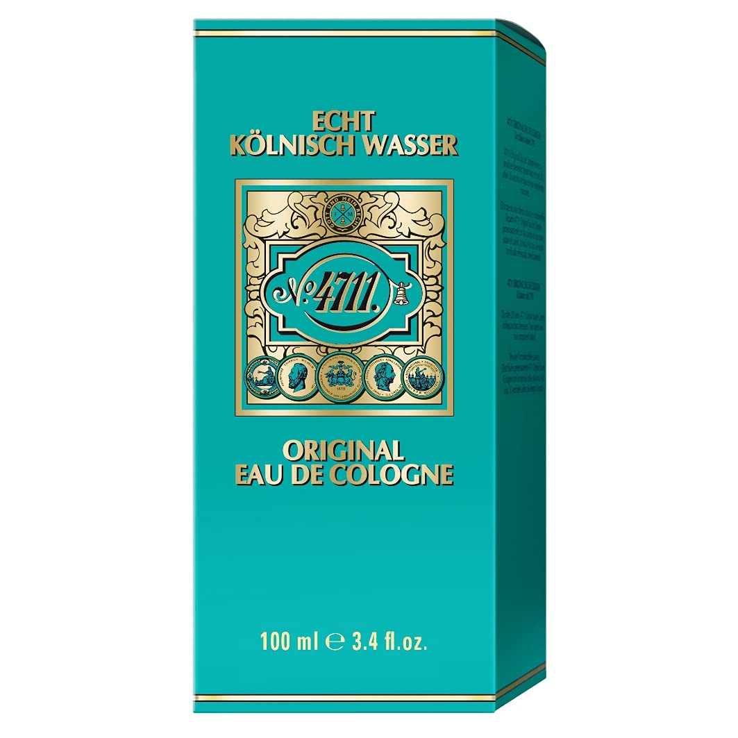 4711 Echt Kolnisch Wasser Original Eau de Cologne, 100ml, Unisex Citrus and Herbal Fragrance - ingredients panel