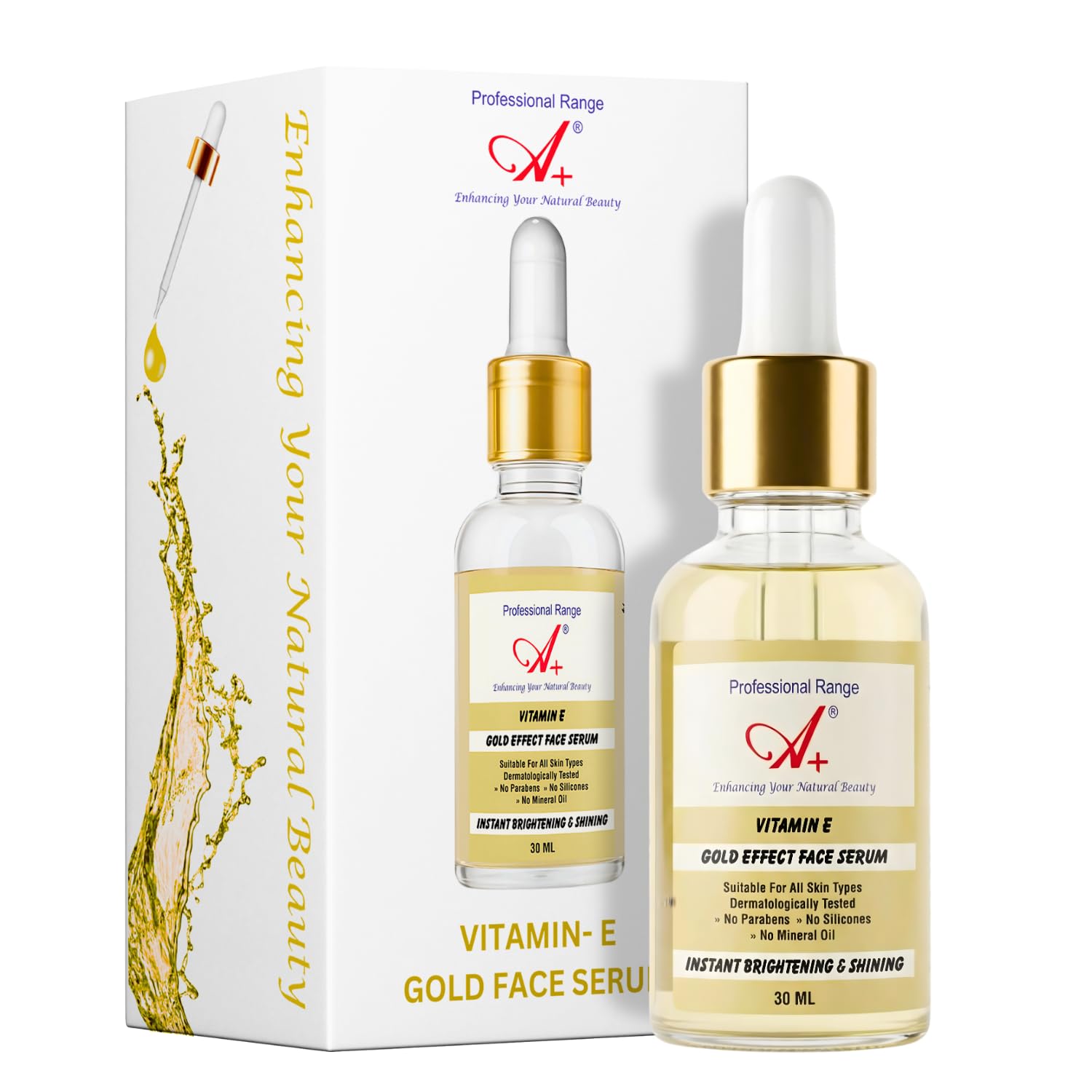 A+ Professional Green Tea Face Serum for Men and Women | Hydrating Formula with Green Tea & Vitamin C | Helps Reduce Fine Lin