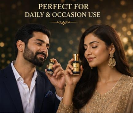 A.V Perfumers Kannauj Attar for Men & Women | Long Lasting Alcohol Free Natural Attar Perfume Oil | Traditional Kannauj Fragr