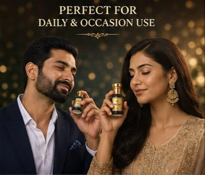 A.V Perfumers Kannauj Attar for Men & Women | Long Lasting Alcohol Free Natural Attar Perfume Oil | Traditional Kannauj Fragr