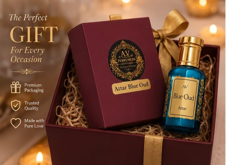 A.V Perfumers Kannauj Attar for Men & Women | Long Lasting Alcohol Free Natural Attar Perfume Oil | Traditional Kannauj Fragr