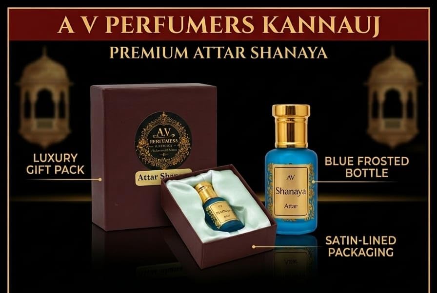 A.V Perfumers Kannauj Attar for Men & Women | Long Lasting Alcohol Free Natural Attar Perfume Oil | Traditional Kannauj Fragr