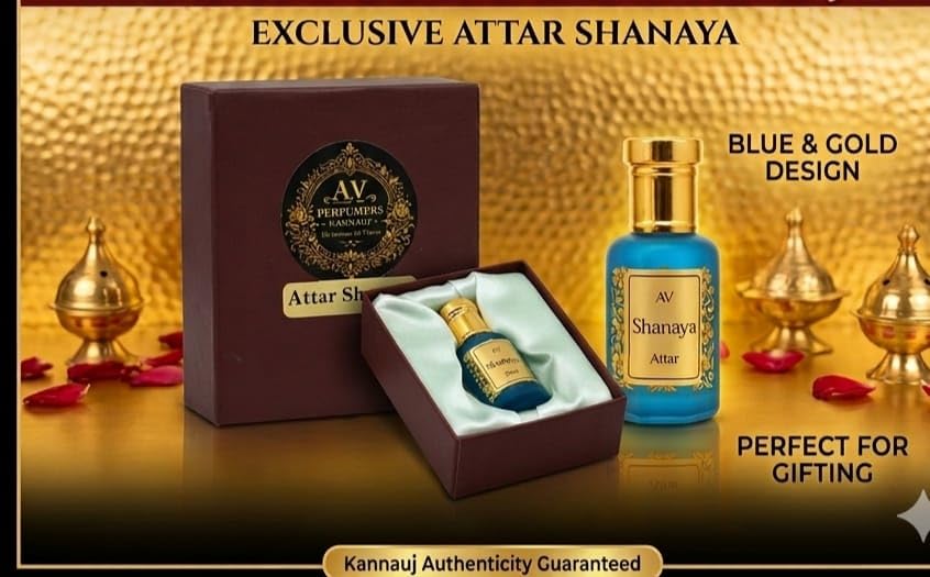 A.V Perfumers Kannauj Attar for Men & Women | Long Lasting Alcohol Free Natural Attar Perfume Oil | Traditional Kannauj Fragr