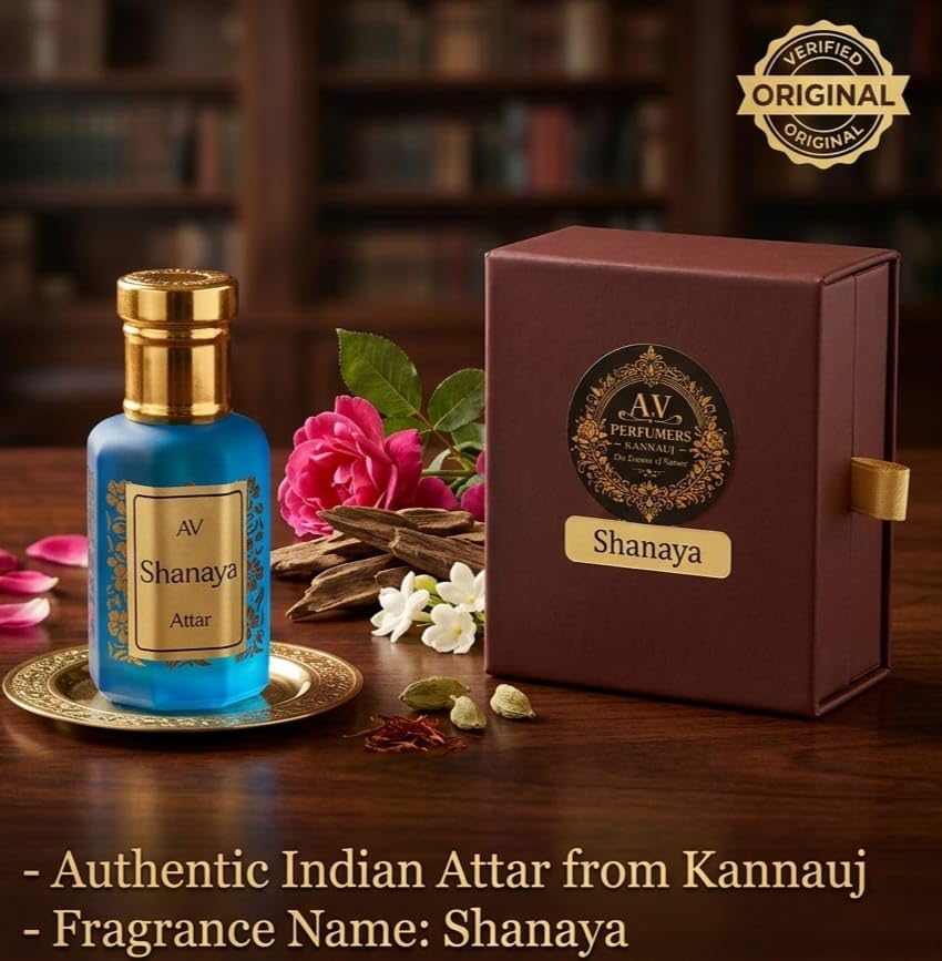 A.V Perfumers Kannauj Attar for Men & Women | Long Lasting Alcohol Free Natural Attar Perfume Oil | Traditional Kannauj Fragr