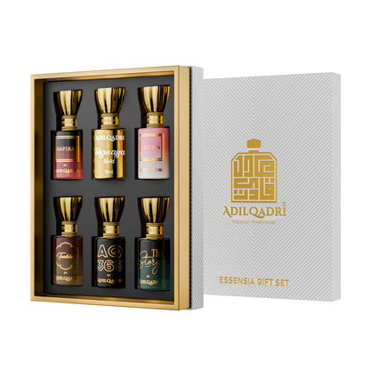 AdilQadri Essensia Attar Combo, Non-Alcoholic Roll-On, 6x5.5ml, Unisex