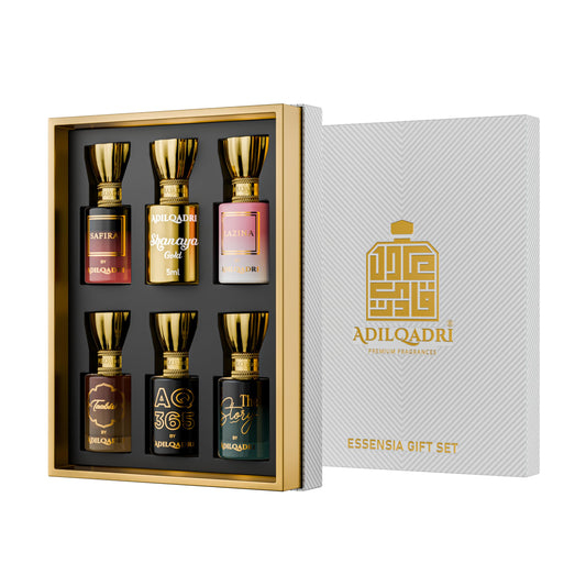 AdilQadri Essensia Attar Combo, Non-Alcoholic Roll-On, 6x5.5ml, Unisex