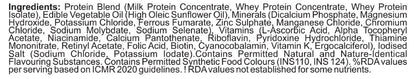 ADVANTA Sugar Free Whey and Milk Protein Supplement Powder for Adults, Vegetarian, No Maltodextrin - close-up detail