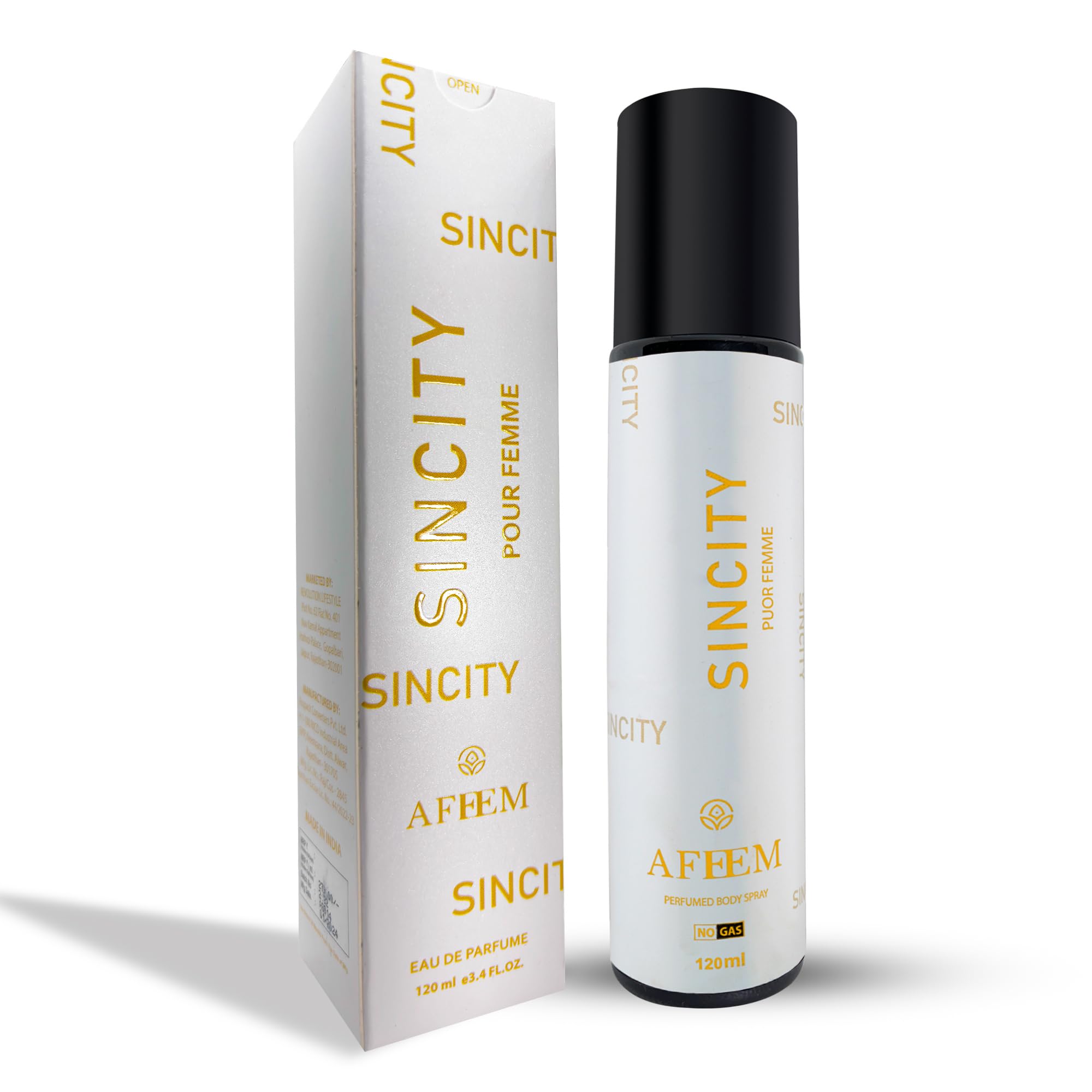 AFEEM No Gas Perfumed Body Spray, 120ml, Eau de Parfum, Unisex Fragrance (2)