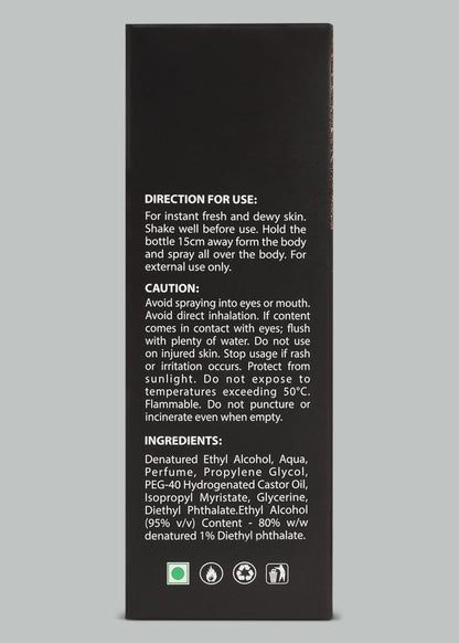 AFEEM Unisex Eau De Parfum - 40ml Long-Lasting Fragrance Spray for Men and Women - ingredients panel (16)