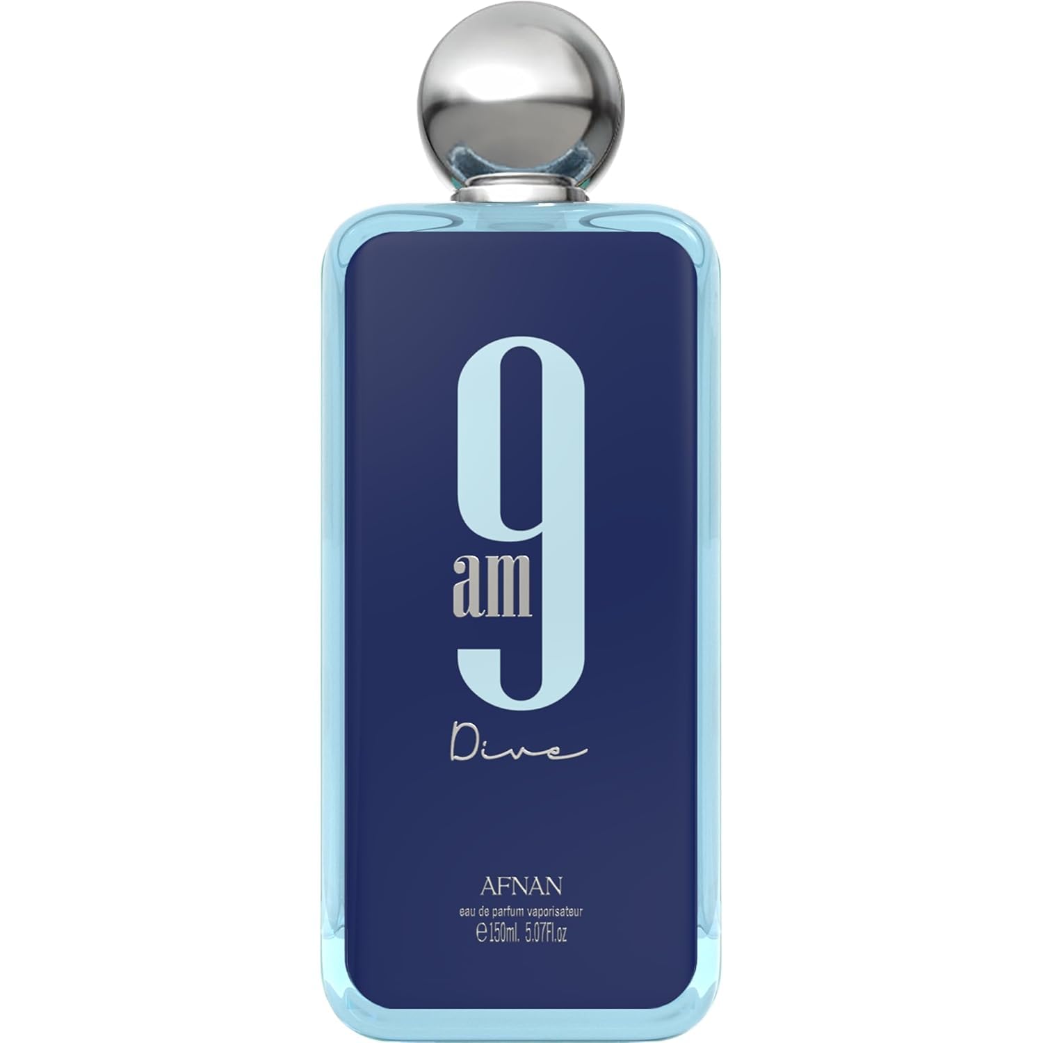 AFNAN 9AM Dive Men's Eau de Parfum, 100ml, with Lemon, Mint, Black Currant, Pink Pepper Notes