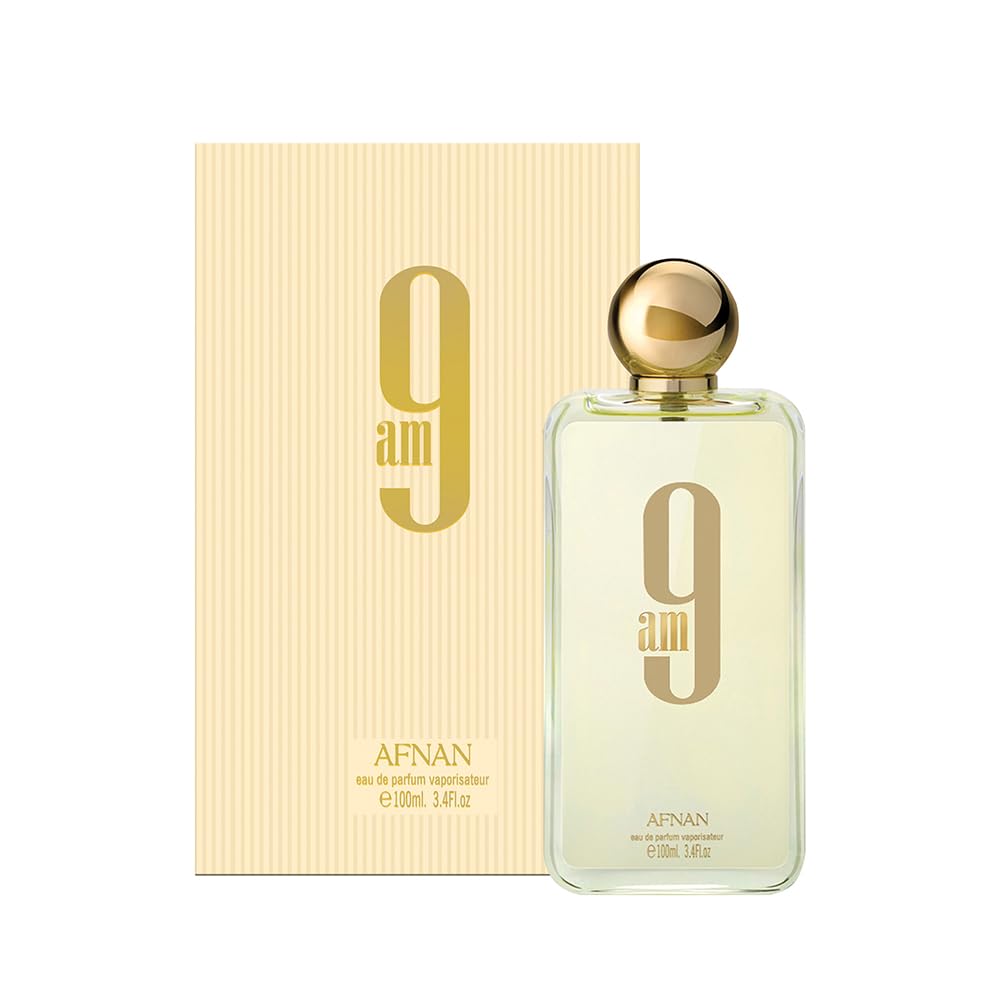 AFNAN 9AM Dive Men's Eau de Parfum, 100ml, with Lemon, Mint, Black Currant, Pink Pepper Notes - back view (10)
