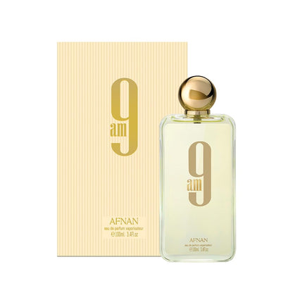 AFNAN 9AM Dive Men's Eau de Parfum, 100ml, with Lemon, Mint, Black Currant, Pink Pepper Notes - back view (10)