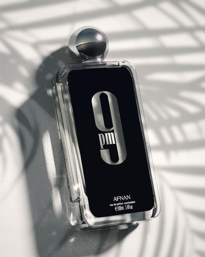 AFNAN 9AM Dive Men's Eau de Parfum, 100ml, with Lemon, Mint, Black Currant, Pink Pepper Notes - label detail (21)