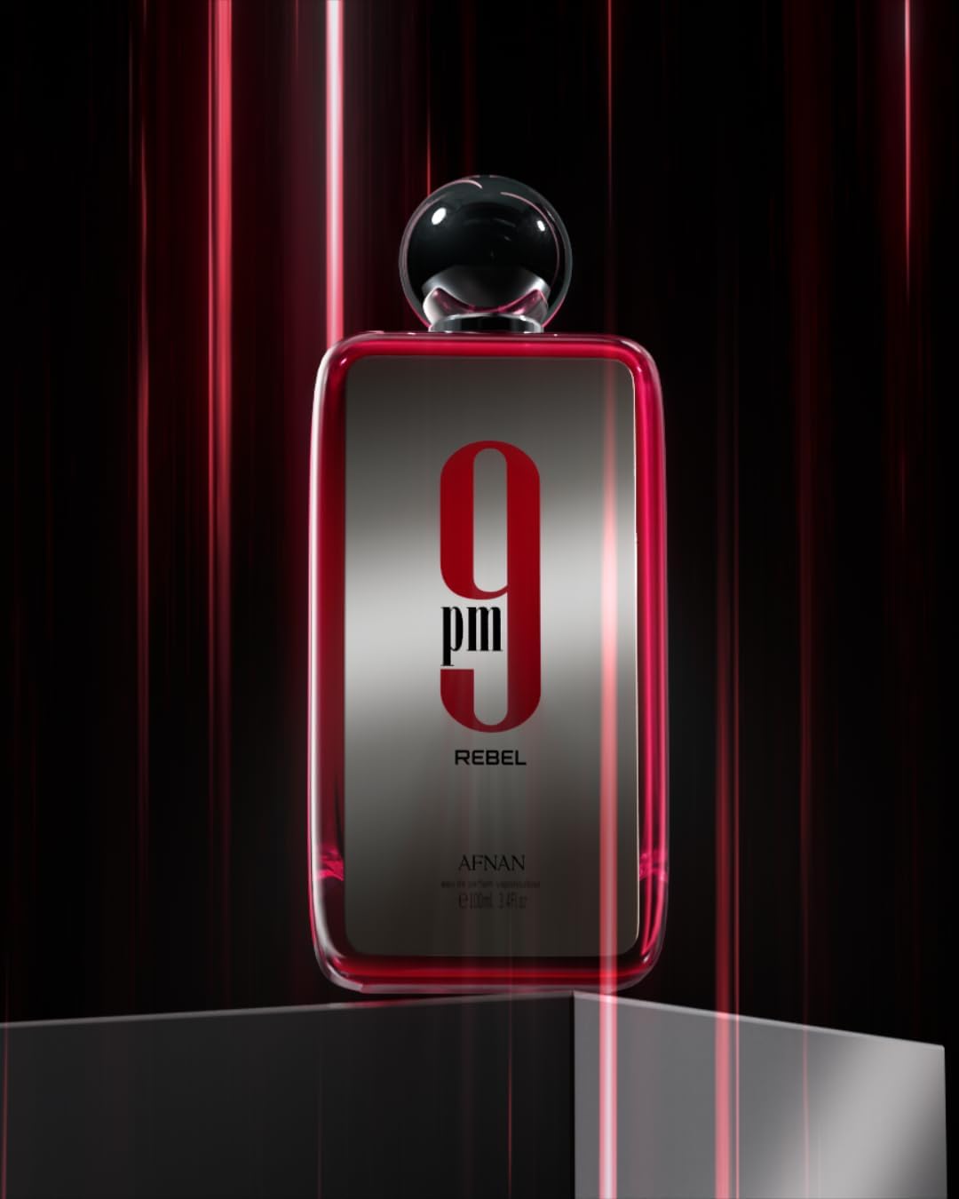 AFNAN 9AM Dive Men's Eau de Parfum, 100ml, with Lemon, Mint, Black Currant, Pink Pepper Notes - label detail (28)