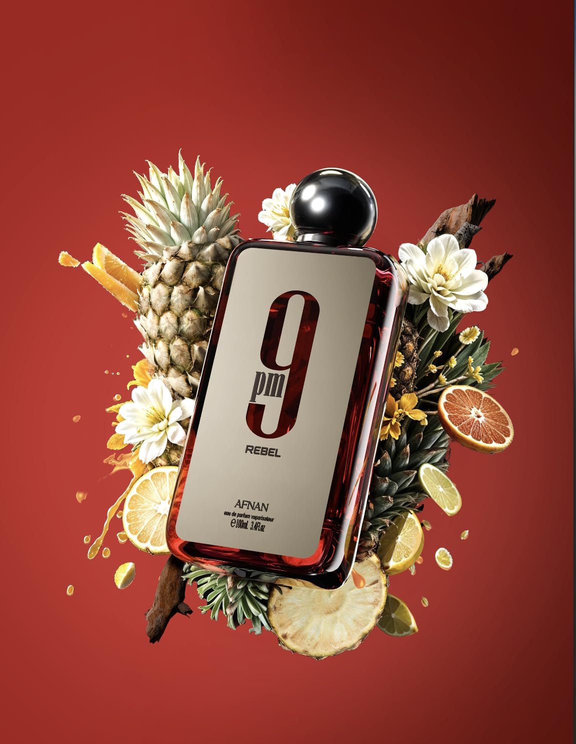 AFNAN 9AM Dive Men's Eau de Parfum, 100ml, with Lemon, Mint, Black Currant, Pink Pepper Notes - ingredients panel (29)