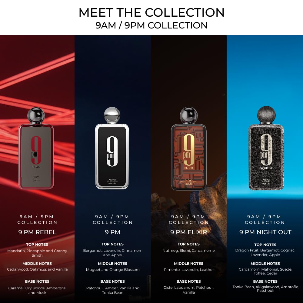 AFNAN 9AM Dive Men's Eau de Parfum, 100ml, with Lemon, Mint, Black Currant, Pink Pepper Notes - packaging