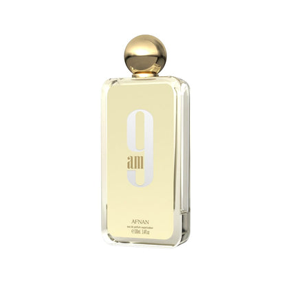 AFNAN 9AM Dive Men's Eau de Parfum, 100ml, with Lemon, Mint, Black Currant, Pink Pepper Notes - front view (9)
