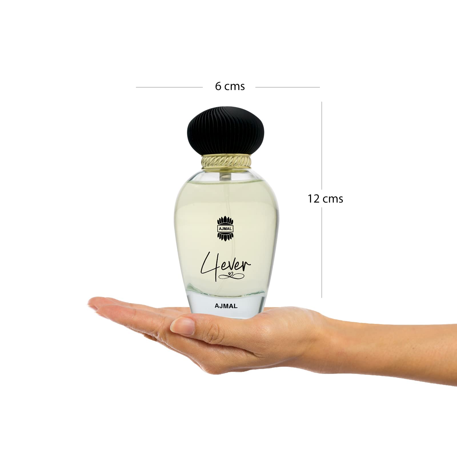 Ajmal 4ever Eau de Parfum, 100ml, Floral Scent for Women, Modern Fragrance Spray - back view