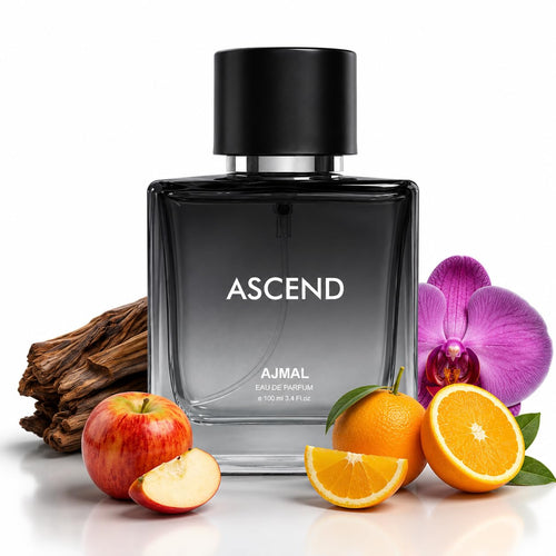 Ajmal Ascend Unisex Eau de Parfum, 100ml, Oriental Woody Musky-Floral, Modern Style