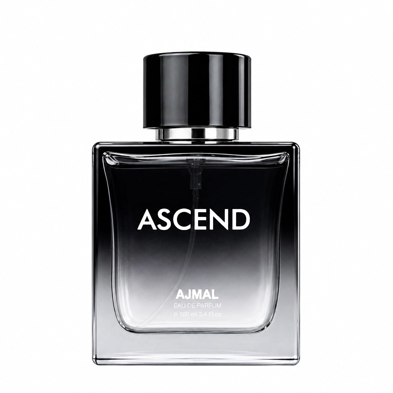 Ajmal Ascend Unisex Eau de Parfum, 100ml, Oriental Woody Musky-Floral, Modern Style - front view