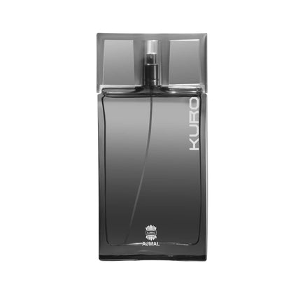 Ajmal Kuro Eau de Parfum for Men, 90ml, Aromatic Spicy Woody Fragrance with Lavender, Pepper & Ambergris