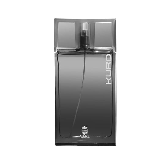 Ajmal Kuro Eau de Parfum for Men, 90ml, Aromatic Spicy Woody Fragrance with Lavender, Pepper & Ambergris