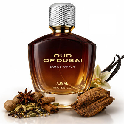 Ajmal Oud of Dubai Eau de Parfum 100ml Unisex Spray Woody Musky Oud Oriental Fragrance