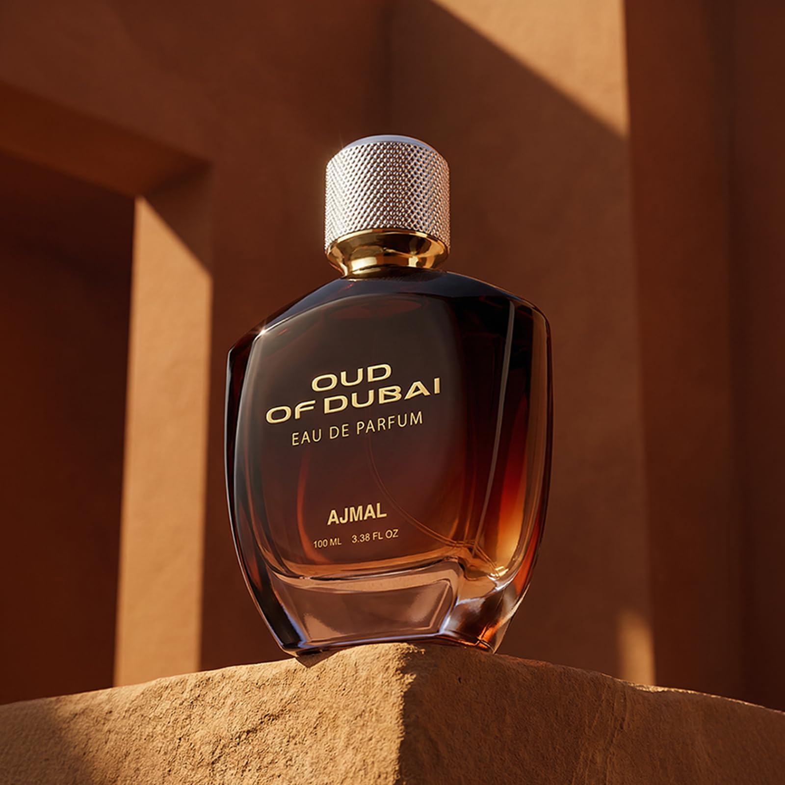 Ajmal Oud of Dubai Eau de Parfum 100ml Unisex Spray Woody Musky Oud Oriental Fragrance - back view