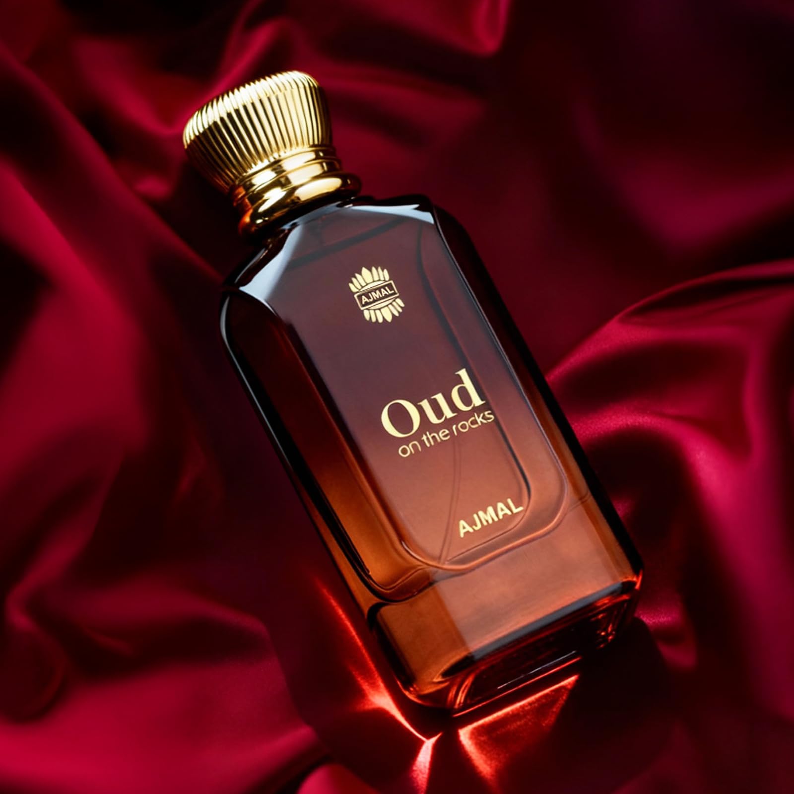 Ajmal Oud On The Rocks Unisex Eau De Parfum by UNO Formulations, Smoky Oud Woody Amber Scent Spray - back view (8)