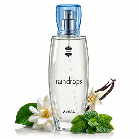 Ajmal Raindrops Eau De Parfum for Women, 50ml, Floral Fruity Fragrance