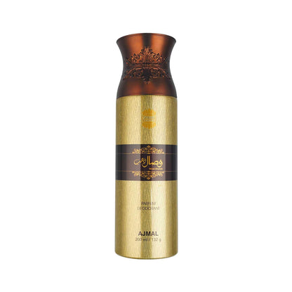 Ajmal Wisal Dhabab Perfume Deodorant Body Spray, 200ml, Unisex Fragrance - front view