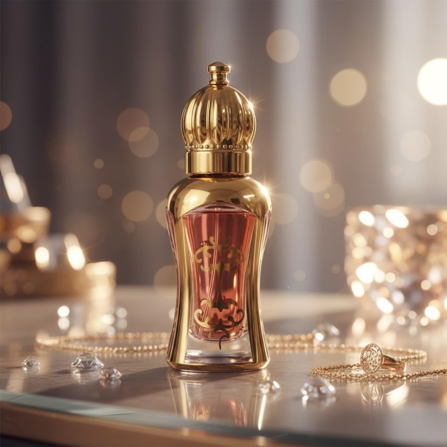 AJMERI FRAGRANCES Alcohol-Free Attar Oil, 12ml, Unisex Perfume Oil, Glass Bottle - ingredients panel