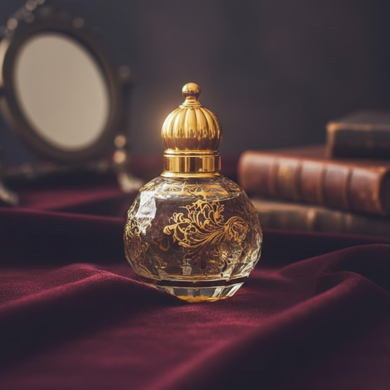 AJMERI FRAGRANCES Alcohol-Free Attar Oil, 12ml, Unisex Perfume Oil, Glass Bottle - back view (14)