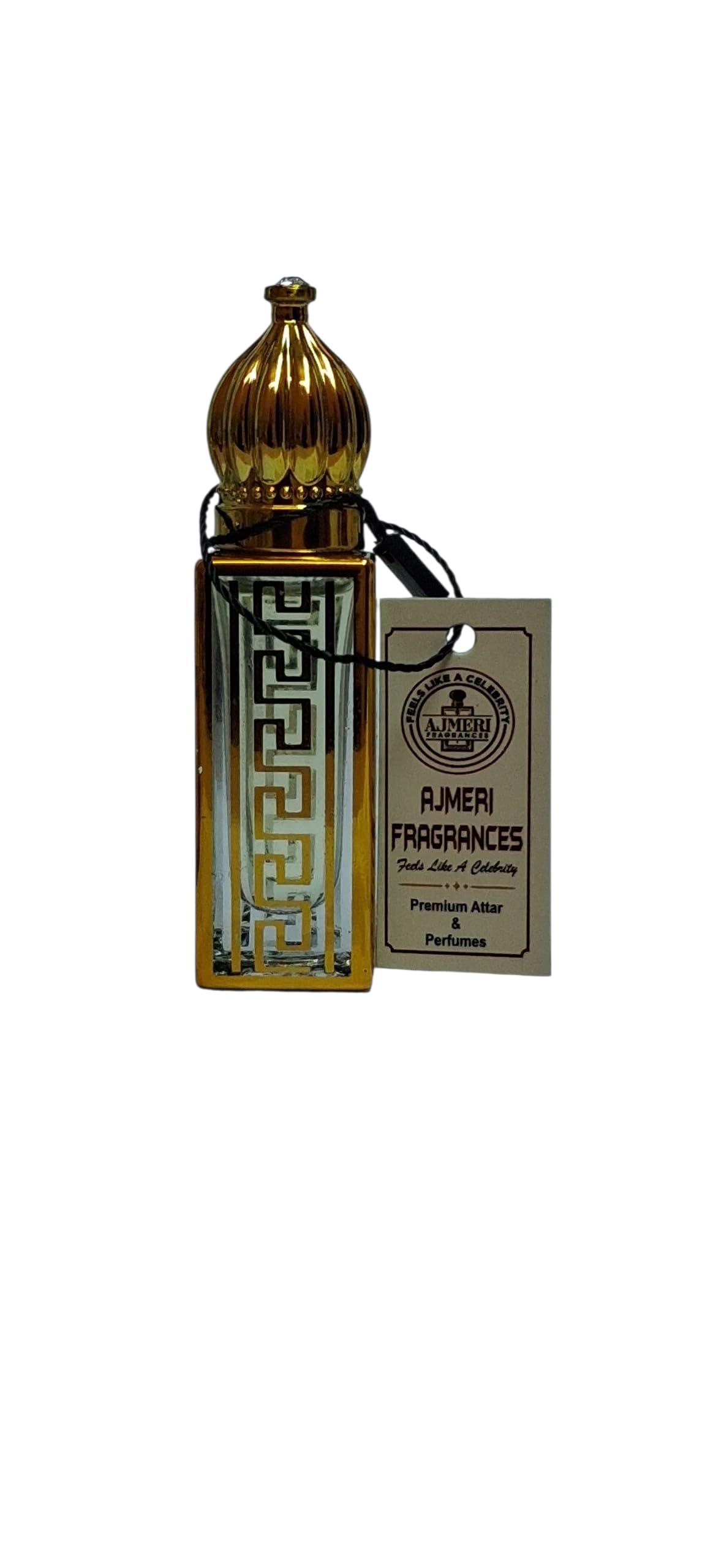 AJMERI FRAGRANCES Alcohol-Free Attar Oil, 12ml, Unisex Perfume Oil, Glass Bottle - front view (20)