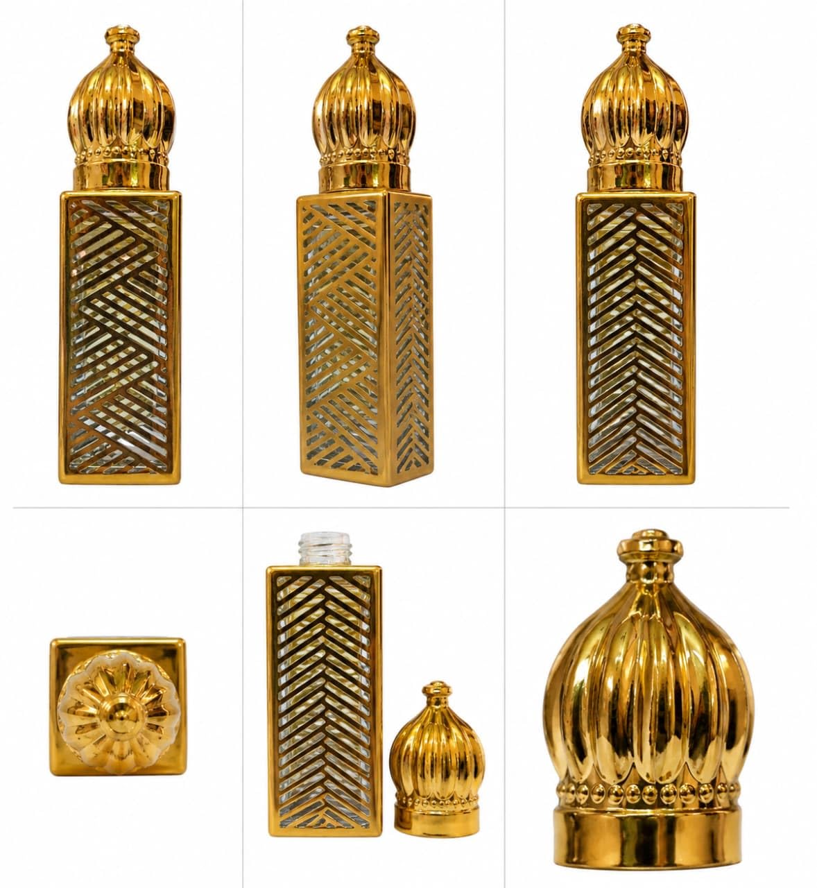 AJMERI FRAGRANCES Alcohol-Free Attar Oil, 12ml, Unisex Perfume Oil, Glass Bottle - front view