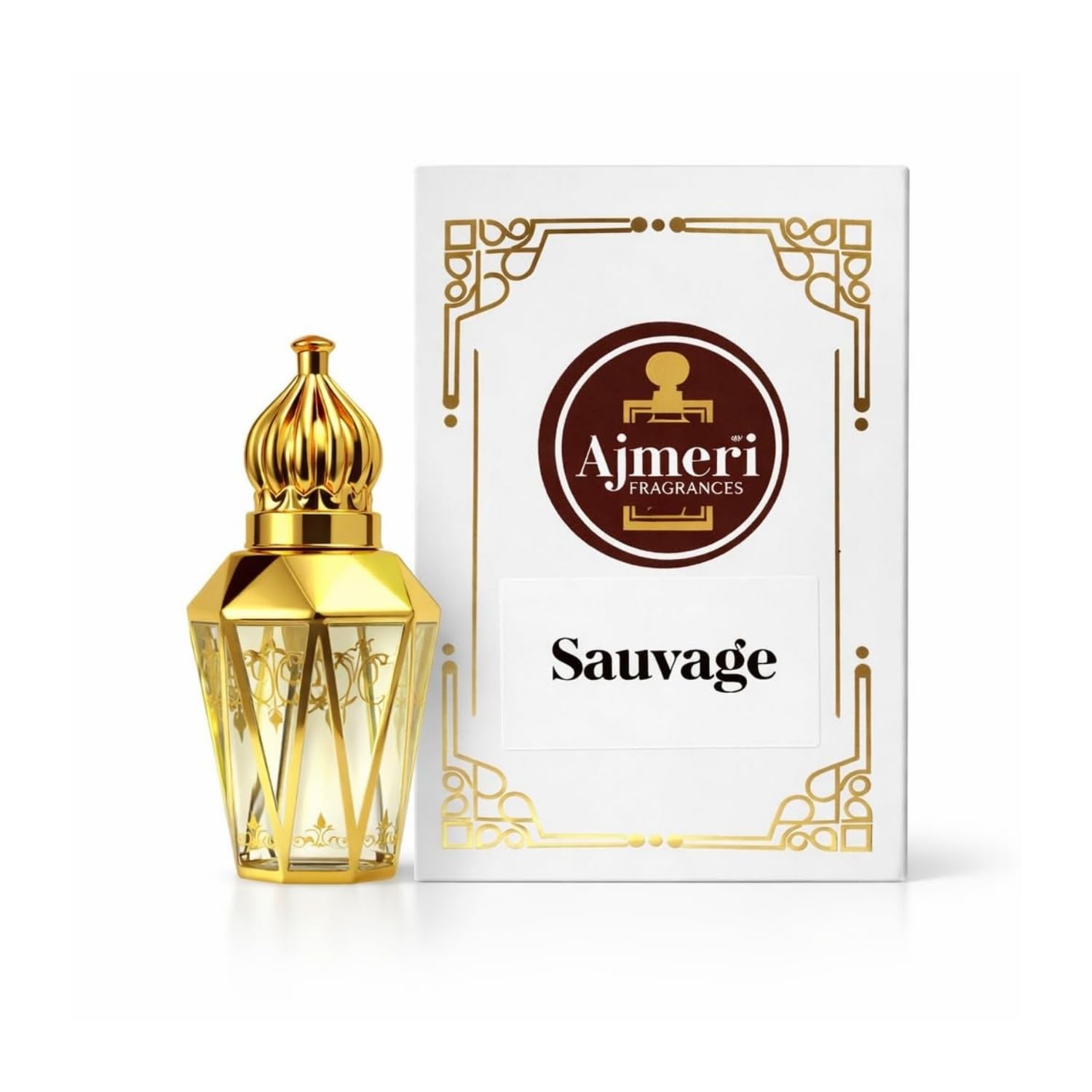 AJMERI FRAGRANCES Alcohol-Free Attar Oil, 12ml, Unisex Perfume Oil, Glass Bottle (46)