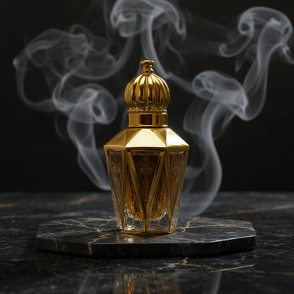 AJMERI FRAGRANCES Alcohol-Free Attar Oil, 12ml, Unisex Perfume Oil, Glass Bottle - label detail (50)