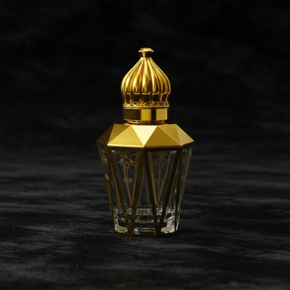 AJMERI FRAGRANCES Alcohol-Free Attar Oil, 12ml, Unisex Perfume Oil, Glass Bottle - label detail (56)