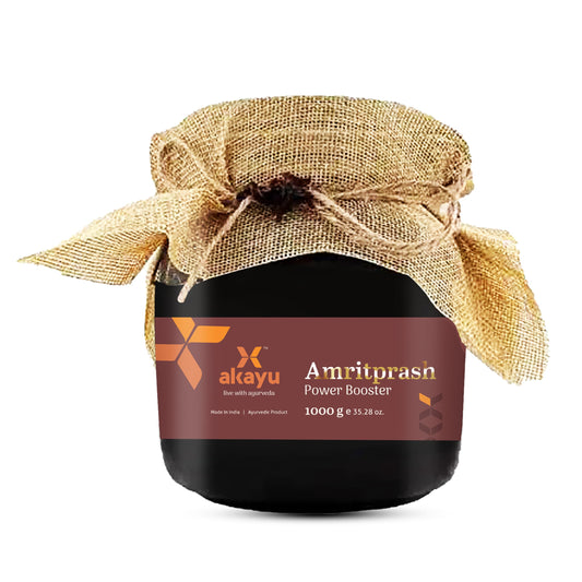 Akayu Amritprash Ayurvedic Chyawanprash with Ashwagandha, Amla, Shilajit, Herbal Supplement