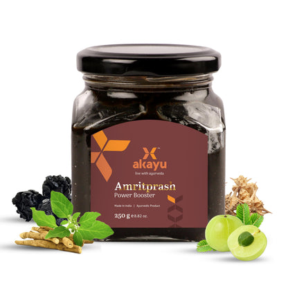 Akayu Amritprash, Ayurvedic Chyawanprash with Shilajit, Ashwagandha and Gokhru, Herbal Supplement (9)