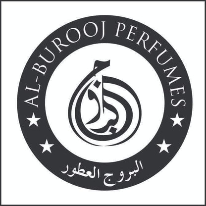 Al-Burooj Perfumes Mountain Water Roll-On Attar, 6ml, Alcohol-Free, Aquatic Marine Citrus Fragrance, Unisex - label detail