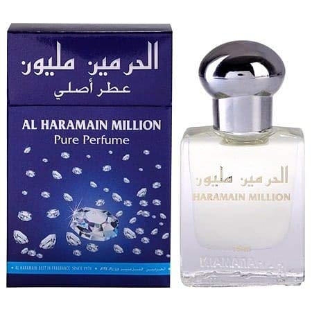 Al Haramain Million Perfume Oil Attar, Unisex Floral Fruity Gourmand Fragrance, 1 Count