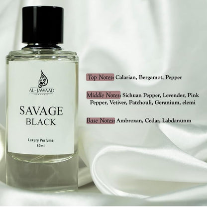 AL JAWAAD Eau de Parfum for Men, 80ml, Long Lasting Fragrance, Made in UAE - front view (23)