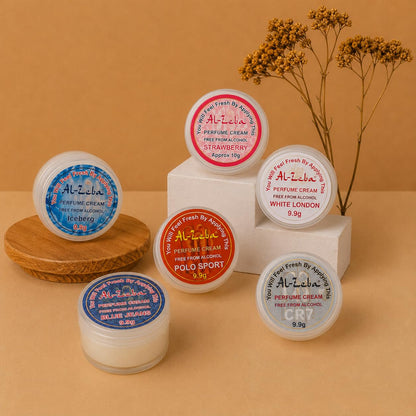Al-Zeba Solid Perfume Cream, 9.9g, Alcohol-Free, Unisex Travel Fragrance, Compact Jar - front view (25)