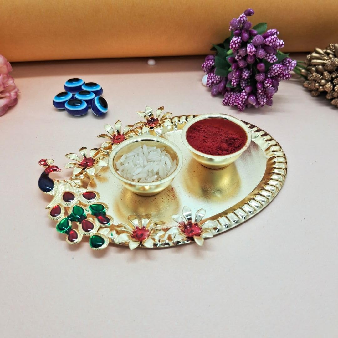 Alaukik Rakhi Bracelet Gift Set for Adults, Unisex Handmade Raksha Bandhan Bracelets with Zari and Stone Work - close-up deta