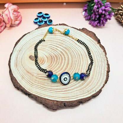 Alaukik Rakhi Bracelet Gift Set for Adults, Unisex Handmade Raksha Bandhan Bracelets with Zari and Stone Work - ingredients p