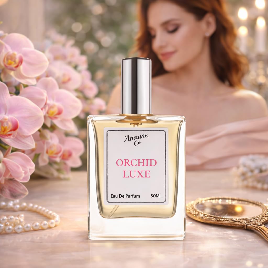 Amrune Co Eau de Parfum (EDP), 35% Fragrance Concentration, Adult Personal Fragrance - front view (45)