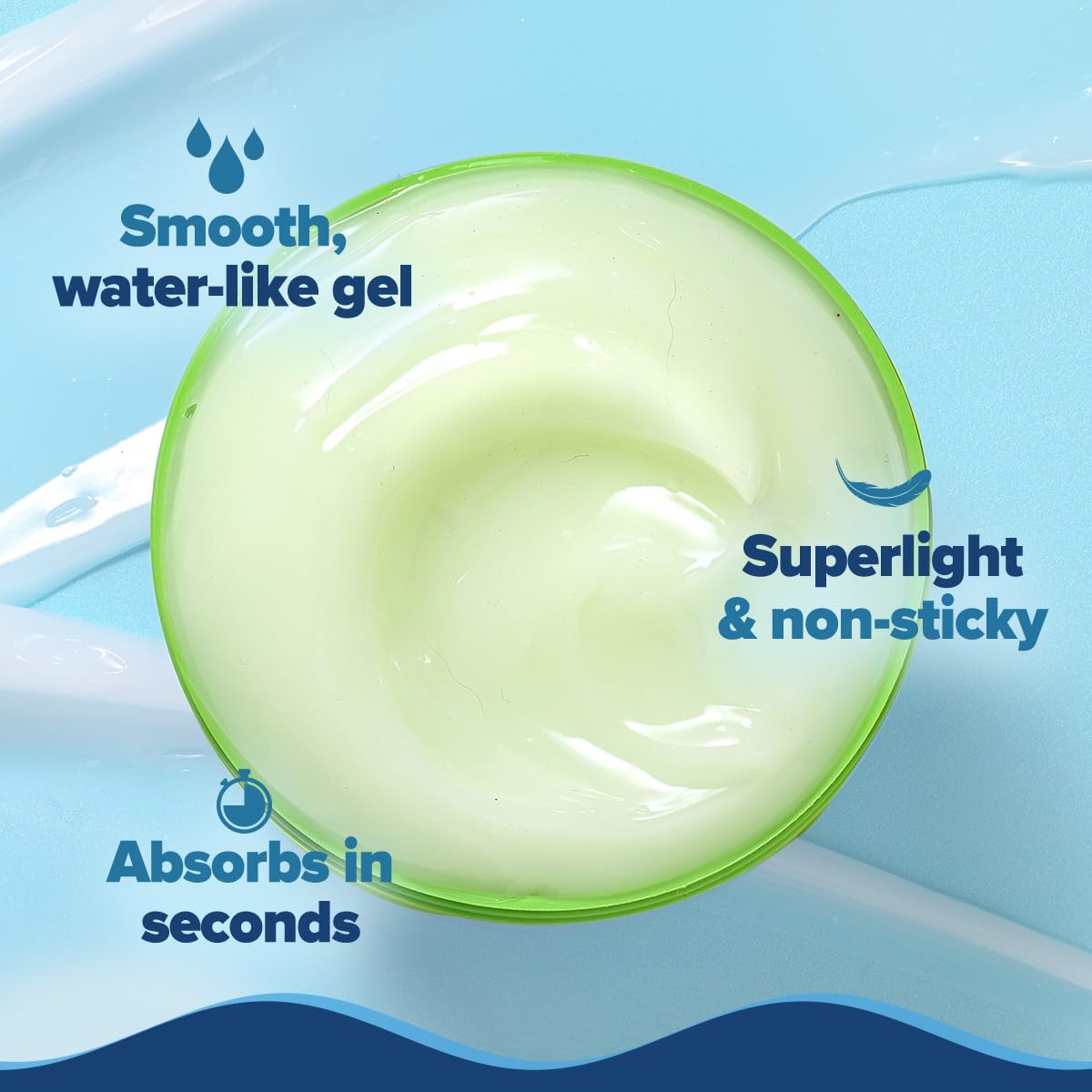 Aqualogica 5 Barrier+ Hydra Gel Moisturizer with Avocado & Ceramides, 200g, Pack of 2 - back view